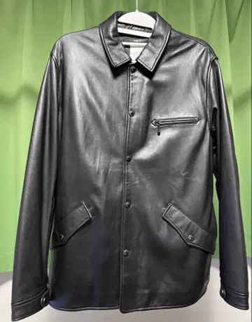 클라이미 가죽 자켓 라무 커버올 라이더스 블루종