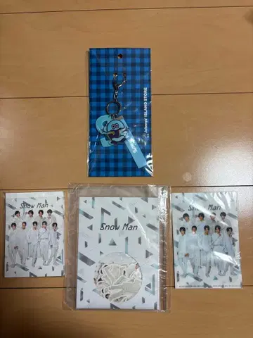 Snow Man 아크릴 키링 포토 카드 클리어 파일 세트