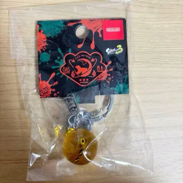 스플래툰 금 이크라 키링 SALMON RUN Splatoon3