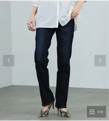 SOMETHING printemps 밑위 깊은 스트레이트 팬츠