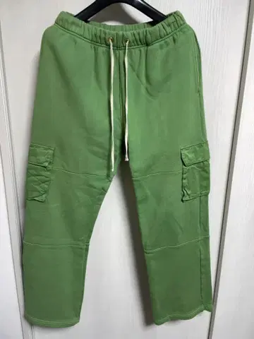 LES TIEN 그린 스웨트 팬츠