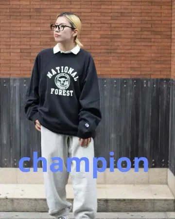[ champion ] 후디드 스웨트 셔츠 22FW 직영 한정판 컬렉션