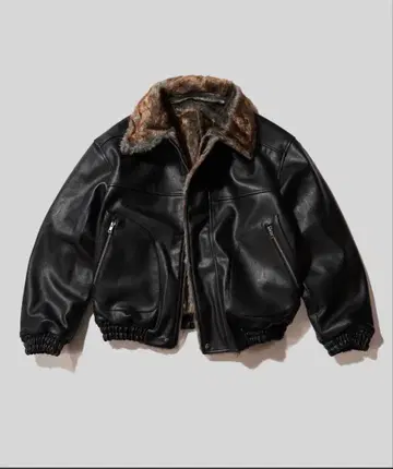 Camphor Wood 가죽 자켓 M