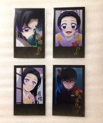 귀멸의 칼날 다이닝 폴라로이드풍 브로마이드 시노부 카나에 카나오