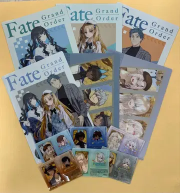 로손 FGO 클리어 파일 클리어 시트 각 전 6종 컴플리트 세트
