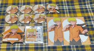 NARUTO TSUTAYA Dress Up 캔뱃지 나루토 세트