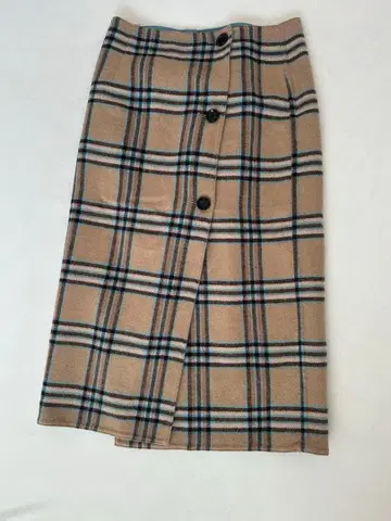 IENA 리버서블 체크 무늬 타이트 스커트 36