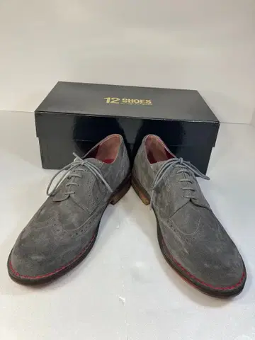 [ 미사용 새상품 ] 12 스웨이드 풀브로그 41 25.5cm