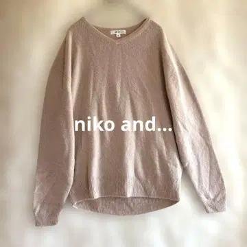 [niko and - ] 폭스 혼방 니트 루즈핏 포근포근