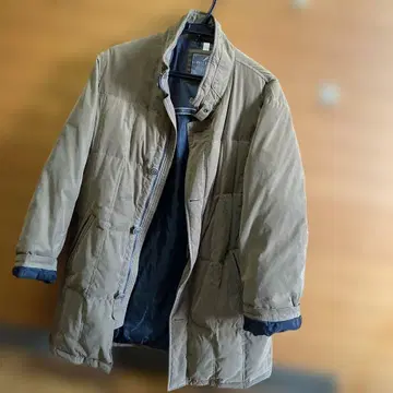 SIMPLE LIFE 베이지 다운 코트