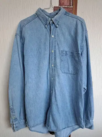 GAP 데님 셔츠 긴팔 100% 코튼 USA