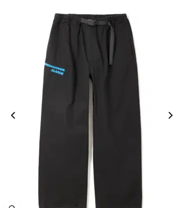 XLARGE 블랙 팬츠 허리 조절 가능