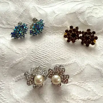 크리스탈 귀찌 세트 멋지다