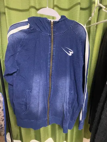 바디 메이커 네이비 풀 집업 저지