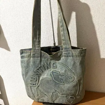 헌팅월드 토트백 데님백 USA제