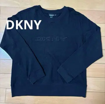 DKNY 다나카란뉴욕 맨투맨 트레이닝복 블랙 사이즈M 얇은 소재