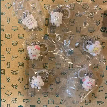 산리오 메지루시 액세서리 포근포근 스노우