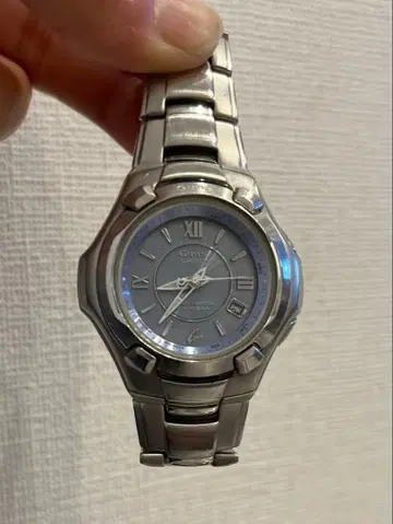 카시오 베이비-G 전파 솔라 여성용 손목시계 MSG-1400DJ 블루