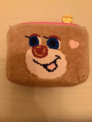 LOVERARY by FEILER 곰 자수 파우치