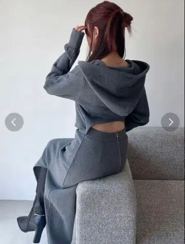 시착만 한 상품, 새상품급 RESEXXY 맨투맨 후디 원피스