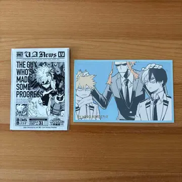 나의 히어로 아카데미아 히로아카 원화전 바쿠고 카츠키 굿즈 세트