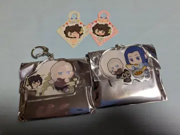 라오허우지 전사 드링크 혜택 아크릴 키링 샤오헤이 무겐 루이에