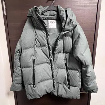 GLOBAL WORK 다운 자켓 그린 L 사이즈