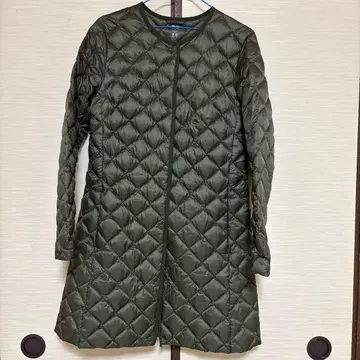 UNIQLO M 컴팩트 라이트 다운 코트 올리브 카키