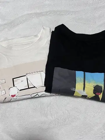 키요 고양이 T셔츠 블랙 새벽 낮 남성용