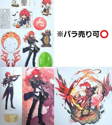 [ 낱개 판매 가능 ] 딜루크 아크릴 스탠드 오케스트라 원신