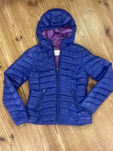 GAS 퍼플 다운 자켓 후드 부착