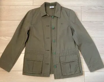 LACOSTE BF067E 올리브 밀리터리 자켓 40