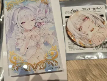 fgo 로손 레이디 아발론 개념 예복 키링 글리터 캔뱃지