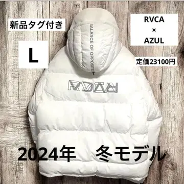 RVCA x AZUL 다운 자켓 L 택 포함 새상품