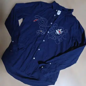 graniph M 네이비 긴팔 셔츠