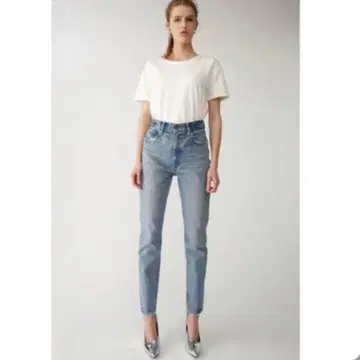 [ MOUSSY ] 하이웨스트 데님 MVS SKINNY