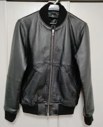 소가죽 가죽 자켓 블랙 MA-1 블루종 라이더스