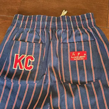 Cookman 스트라이프 이지 팬츠 네이비