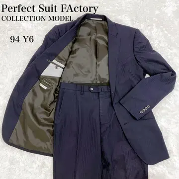 Perfect Suit FActory 네이비 울 스트라이프