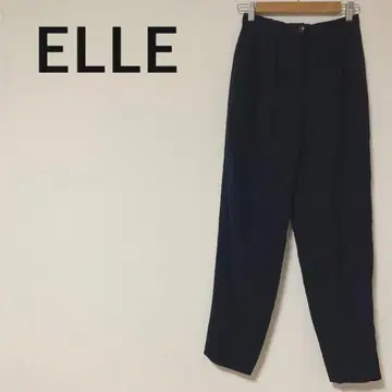 엘르 ELLE 테이퍼드 팬츠 오피스 캐주얼 네이비