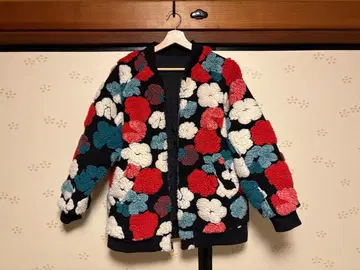 꽃 리버서블 자켓