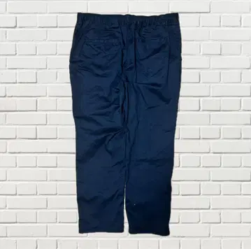 빈티지 블랙 워크 팬츠 허리밴딩