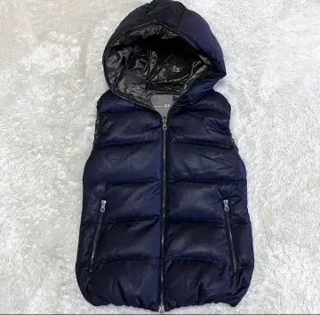 컨디션 최상 듀베티카 별주 다운 베스트 캐시미어 네이비 사이즈 40