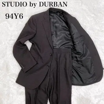 STUDIO by DURBAN 울 100% 스트라이프 94Y6