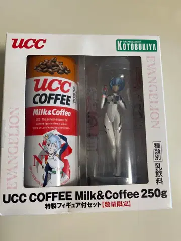 UCC Milk&Coffee 250g 에반게리온 피규어 포함
