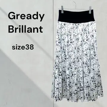 Greedy Brilliant 셔링 스커트 플리츠 허리밴딩