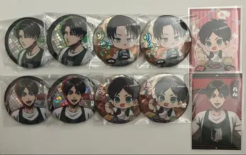 진격의 거인 리바이 엘렌 캔뱃지 쥬쥬카르비 특전