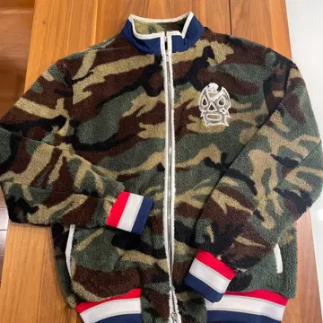 RUSSELNO 카모 패턴 플리스 자켓