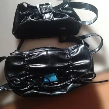 블랙 버킷백 조정 가능 숄더