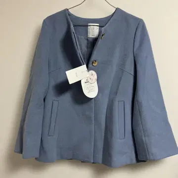 VIS 노카라 자켓 블루